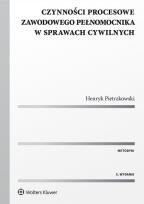 Okładka książki Czynności procesowe zawodowego pełnomocnika w sprawach cywilnych