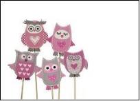Opakowanie Dekoracja Sowy