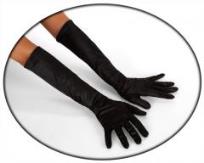 Opakowanie Długie czarne rękawiczki