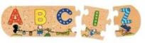 Opakowanie Drewniane puzzle Alfabet do nauki literek