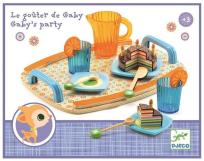 Opakowanie Drewniany zestaw urodzinowy na tacy