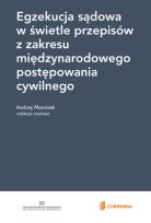 Opakowanie Egzekucja sądowa w świetle przepisów z zakresu międzynarodowego postępowania cywilnego