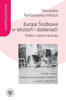 Okładka książki Europa Środkowa w tekstach i działaniach.