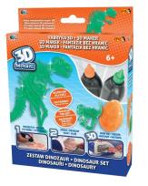 Opakowanie Fabryka 3D magic zestaw uzupełniający dinozaury