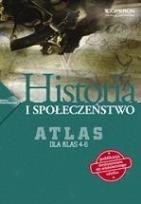Okładka książki Historia i społecz. SP 4-6 Atlas. Mat. edukacyjne