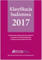 Okładka książki Klasyfikacja budżetowa 2017