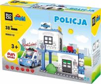 Opakowanie Klocki Blocki MUBI policja 38el
