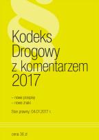 Okładka książki Kodeks Drogowy z komentarzem 2017