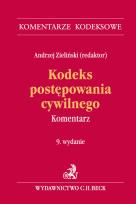 Okładka książki Kodeks postępowania cywilnego. Komentarz
