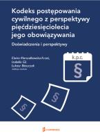 Opakowanie Kodeks postępowania cywilnego z perspektywy piećdziesięciolecia jego obowiązywania