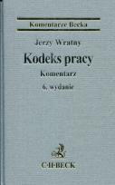 Okładka książki Kodeks pracy Komentarz