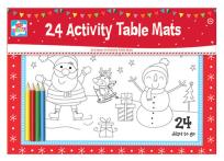 Opakowanie Koloruj świątecznie 24 arkusze z kredkami