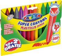 Opakowanie Kredki świecowe Plastello JUMBO 12 kolorów