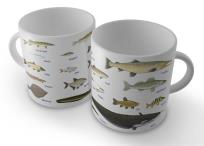 Okładka książki Kubek z rybami - wędkarza 2 (z większą ilością ryb)