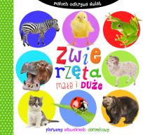 Okładka książki Maluch odkrywa świat. Zwierzęta małe i duże