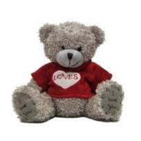 Opakowanie Miś z koszulką białe serce WITH LOVE