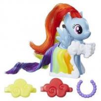 Okładka książki My Little Pony Kucyki na wybiegu Rainbow Dash