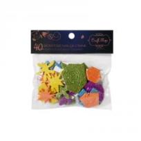 Opakowanie Naklejki z pianki brokatowe CRAFT SHOP