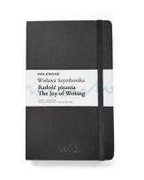 Okładka książki Notes Moleskine Edycja Specjalna WS Radość pisania Large (13 x 21 cm) w linie, czarna, twarda oprawa