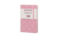 Okładka książki Notes Moleskine Limitowana Edycja Premium HELLO KITTY 2016 P (9x14 cm) w linie, twarda różowa oprawa