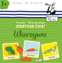Okładka książki Odkrywam świat Warzywa. Poradnik + karty obrazkowe