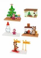 Okładka książki PlayBIG Bloxx Masza i Niedźwiedź Zestaw różne rodz