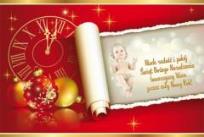 Opakowanie Pocztówka Boże Narodzenie Bombki pakiet (20szt)