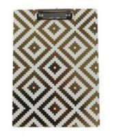 Opakowanie Podkładka z klipsem A4 złote wzory PAUL&CO.