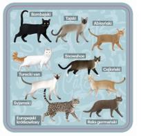 Opakowanie Podkładki pod kubek z kotami, zestaw 2szt