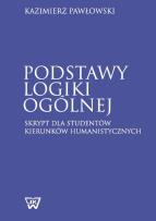 Okładka książki Podstawy logiki ogólnej