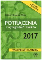 Okładka książki Potrącenia z wynagrodzeń i zasiłków 2017