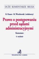 Okładka książki Prawo o postępowaniu przed sądami administracyjnymi. Komentarz