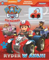 Okładka książki Psi Patrol. Pojazdy specjalne. Część 3. Ryder w akcji