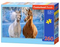 Okładka książki Puzzle 260 el.: The Winter Horses / B-27378