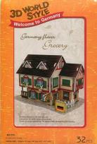 Okładka książki Puzzle 3D Domki świata - Niemcy Grocery shop 32el.(W3125H)