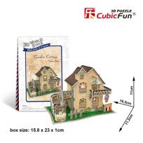 Okładka książki Puzzle 3D Domki świata - Włochy Cottage 36 el.(W3119H)