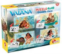 Opakowanie Puzzle Double Face Vaiana 4x48