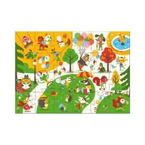 Opakowanie Puzzle flokowane Park 24