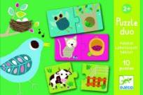 Opakowanie Puzzle pary - Zwierzęta i ich domy