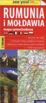 Opakowanie Rumunia i Mołdawia Mapa samochodowa 1:700 000
