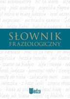 Okładka książki Słownik frazeologiczny