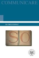 Okładka książki Słowo /Obraz