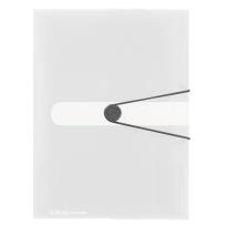 Opakowanie Teczka rysunkowa A4 z gumką Biała transparentna