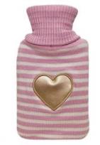 Opakowanie Termofor Serce w paski WITH LOVE