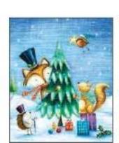 Opakowanie Torebka prezentowa 18x23 CHRISTMAS JOY