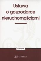 Okładka książki Ustawa o gospodarce nieruchomościami
