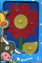 Opakowanie Wader Puzzle edukacyjne kwiatek
