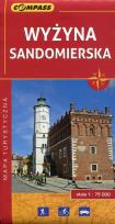 Okładka książki Wyżyna Sandomierska mapa turystyczna 1:75 000