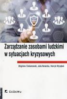 Okładka książki Zarządzanie zasobami ludzkimi w sytuacjach kryzys.