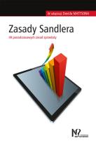 Okładka książki Zasady Sandlera